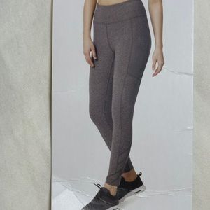 Mondetta Gray High Waisted Athletic Activewear Leggings Small Athletic Casual
